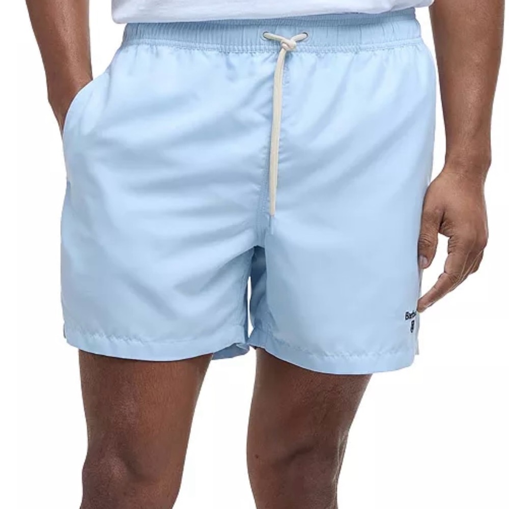 Barbour Sky Blue Swim Trunks